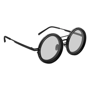 Adjustable Tint Sunglasses, 1-9 Gears Rounded Polarized Glasses with ND Filter - Picture 1 of 12