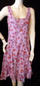 Anthropologie Odille Indian Cotton Dress Size 4 Floral - Picture 1 of 4