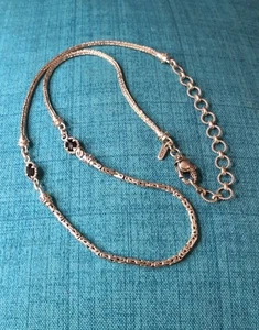 Gorgeous SARDA Black Onyx Sterling Silver 925 Adjustable Necklace - Picture 1 of 9