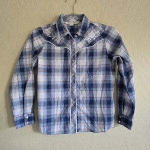 Cumberland Outfitters Girls Western Shirt Large - Picture 1 of 11