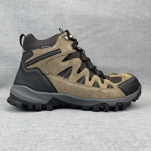 Eddie Bauer Boots Mens 13M Brown Ridgeline Waterproof Leather Hiking Shoes - Picture 1 of 11