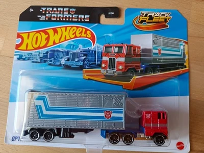 hot wheels track fleet transformers optimus prime WITH ERROR - Immagine 1 di 4