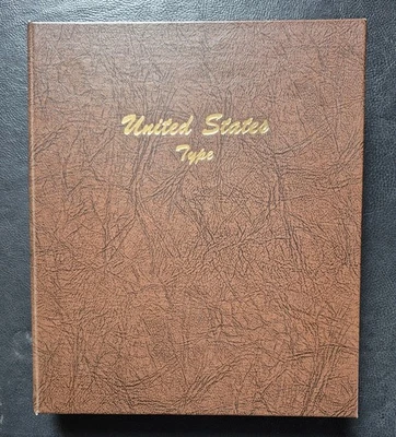 Dansco 7070 U.S. Type Coin Album w/Gold Page - 51 coins w/Indian Head 1/4 Eagle  - Image 1 of 4