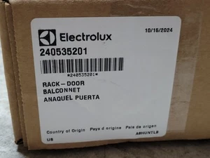 New Genuine OEM Electrolux Frigidaire Refrigerator Door Shelf Rail 240535201 - Picture 1 of 2