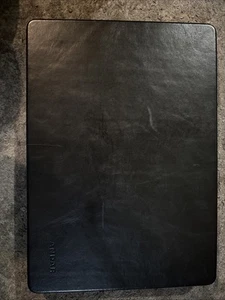 ANDAR HELM CASE FOR MACBOOK PRO 14 IN. / M2 M3 M4 / JET BLACK LEATHER COVER! - Picture 1 of 10