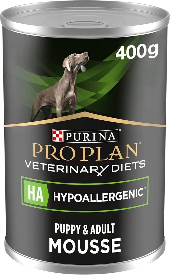 Purina Pro Plan Veterinary Diets HA Hypoallergenic Wet Dog Food Mousse 12 x 400g