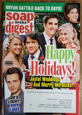 Soap Opera Digest Dec 27, 2011: All Your Favorites: Y&R,GH,DAYS,B&B,OLTL & more - Image 1 of 2