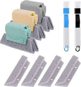 Magic Window Track Cleaner, Window Groove Cleaning Brush Tools Set - Picture 1 of 12