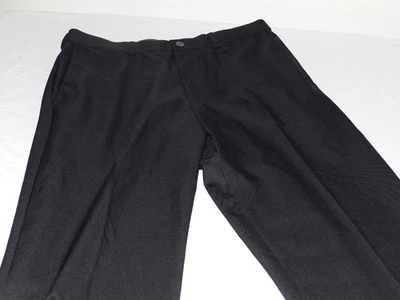 USED! Haggar MENS SIZE 34X31 Dress Pants BLACK Cool 18 Pro Athletic Classic Fit - Image 1 of 4