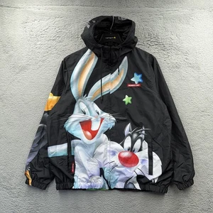 Members Only Looney Tunes Windbreaker Jacke Herren XL Bugs Bunny Taz Daffy Duck - Bild 1 von 8