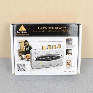 Behringer U-Control UCA202 USB Audio Interface 2-In/2-Out Ultra-Low New - Picture 1 of 8