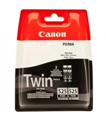 Paquete doble Canon PGI-525BK original 525 para IP4850/MG5350/MG6250/MX880 [SIN CAJA] Foto 1 de 4