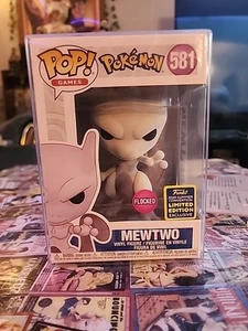 Funko Pop! Vinile: Pokémon - Mewtwo (Floccato) 2020 Summer Convention Edizione Limitata - Foto 1 di 12