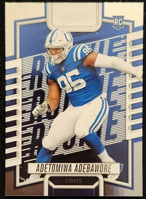 2023 Panini Absolute - Rookies Adetomiwa Adebawore #194 (RC) - Image 1 of 2