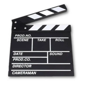 Movie Clapper Board XL functional video production time stamp tool gift - Picture 1 of 8