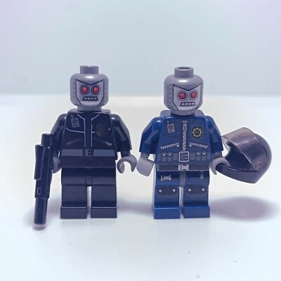 [G092] The Lego Movie Minifigure Robo SWAT (No Vest) TLM060/TLM055 - Originale - Photo 1/3
