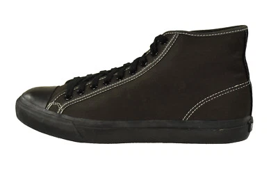 Ralph Lauren RRL Negro Lona Mayport Hi Top Tenis Desajuste L10 R8 Nuevo Foto 1 de 3