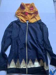 NWT Disney Aladdin Hoodie Zip Up Jacket Jafar Snake Cobra Costume Boys Sz XL - Picture 1 of 7