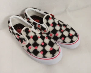 Zapatos VANS Clásicos Sin Cordones Sherpa Floral a Cuadros Junior Talla 6.5 - Nuevos sin Caja - Imagen 1 de 9