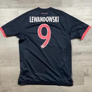 Camiseta Copa Bayern Munich Camiseta Fútbol 2015 Fútbol #9 Camiseta Lewandowski Talla M - Imagen 1 de 12