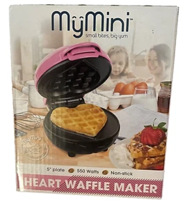 "Heart Waffle Maker My Mini Compacto Talla 5""" - Imagen 1 de 2