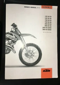 KTM 25 150 250 300 SX EU XC EN/US Owners Manual 3213173en - Picture 1 of 3