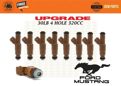 X8 30LB best UPGRADE Fuel Injectors Corvette Camaro Mustang 5.7L 5.0L 4