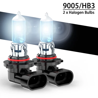 HB3 9005 Halogen Headlight Bulbs Kit for Subaru Impreza 2004-2017 High Beam Foto 1 de 4