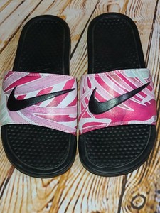nike flower slides