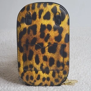 Monarque Leopard Print Zip Closure Crossbody Bag / Wallet See Description - Picture 1 of 6