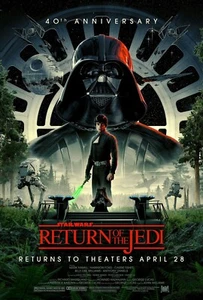 Star Wars: The Return Of The Jedi Timed Regular Screen Print by Matt Ferguson - Afbeelding 1 van 2