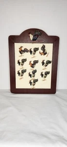 Magnetic Message Board With 10  Magnetic Chickens - Picture 1 of 3