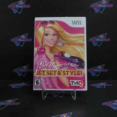 Refurbished Barbie Jet, Set & Style Nintendo Wii Complete  - 1 Year Warranty E.. - Image 1 of 4