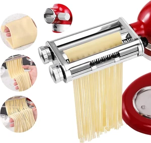 Juego de accesorios para hacer pasta 3 en 1 para batidoras Kitchenaid más perilla de cubo tornillo Acce - Imagen 1 de 12