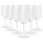 500ml Reusable Plastic Stemmed Wine Glasses Durable Shatterproof Drinking Cups