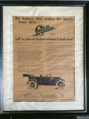 "Artículo Original Auténtico Raro - Cadillac 1913" - Temas Automóviles  Foto 1 de 2