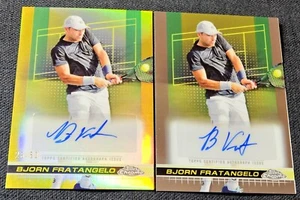 2024 Topps Chrome Tennis Gold /50 Auto Bjorn Fratangelo Refractor #TCA-BFO - Picture 1 of 2