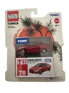Tomica Tomy Japan Red Subaru Impreza 1/63 Scale Toy Car #78 Detailed Toy Car - Picture 1 of 2