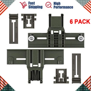 6Pack W10350376 Dishwasher Parts Upper Rack Kitchenaid Whirlpool Kenmore Replace - Picture 1 of 7
