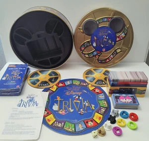 The Wonderful World of Disney Trivia Film Tin Game (1997, Mattel) W Add On's CIB - Picture 1 of 10