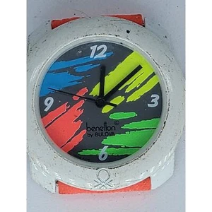 Vintage Retro Benetton By Bulova Time Of The World - Picture 1 of 3