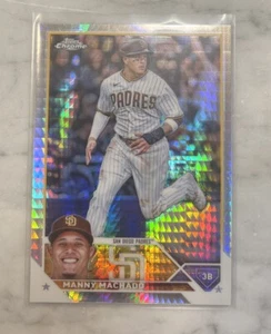 2023 Topps Chrome Manny Machado Prism Refractor #124 Padres  - Bild 1 von 1