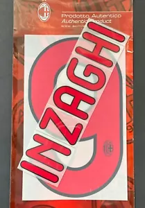 INZAGHI MILAN NOME+NUMERO UFFICIALE AWAY 2011-2012 Stilscreen - Foto 1 di 2