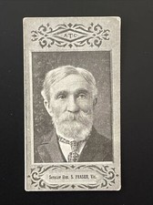 SENATOR S FRASER VIC 1901 AMERICAN TOBACCO ATC CIGARETTE CARD AUST PARLIAMENT 