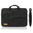 Luxus 15,6" Slim Laptop Hülle Tasche Etui mit kleinen Taschen für Laptop Ladegerät