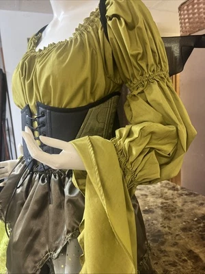 Renaissance Faery Fairy Costume, Handmaid, Blouse, Size Medium - Image 1 of 4