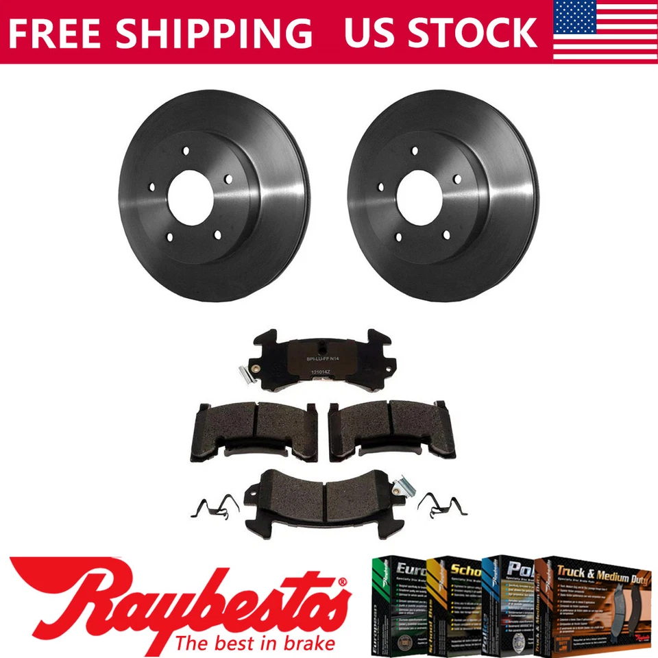 Rotores de freno traseros + pastillas de freno de cerámica y herrajes para Pontiac Firebird 1979-1981 Foto 1 de 4