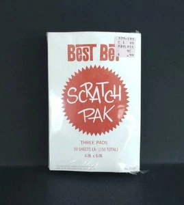 Best Bet Scratch Pak (SEALED) 3er Pack - Crown Zellerbach Corp - Payless - Vintage - Bild 1 von 7