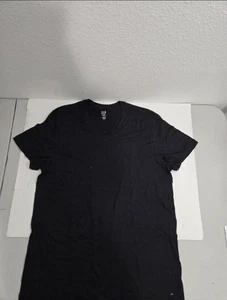 GAP Men's Black V Neck 100% Cotton Undershirt Size L - Bild 1 von 3