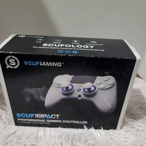 PS4 IMPACT SCUF CONTROLLER **USED** COMES WITH ORIGINAL BOX AND 4 PADDLES! - Picture 1 of 13